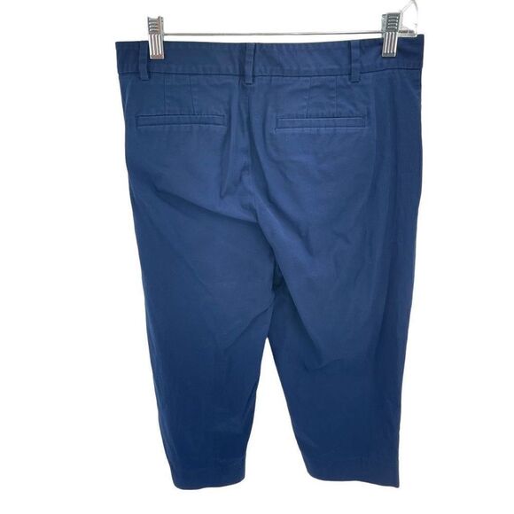 Talbots Womens Pedal Pusher Pants Stretch Perfect Skimmer Capri Blue Size 8P - Picture 2 of 10